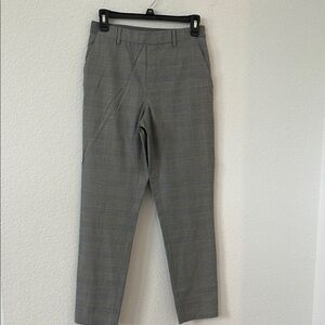 EUC | Uniqlo | Pull On Houndstooth Elastic Waist Pants | Black and White